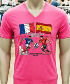Spain Vs France In The Fifa World Cup 2026 Semi Final At Dallas Stadium