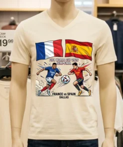 Spain Vs France In The Fifa World Cup 2026 Semi Final At Dallas Stadium