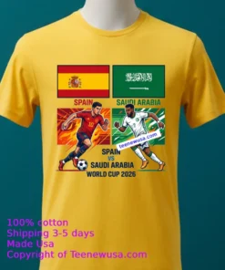 Spain Vs Saudi Arabia World Cup 2026 T Shirt