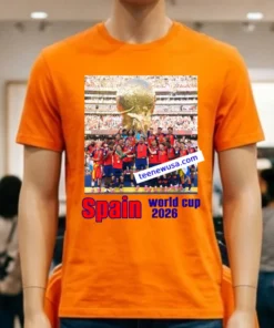 Spain Wins World Cup 2026 Championship T Shirt