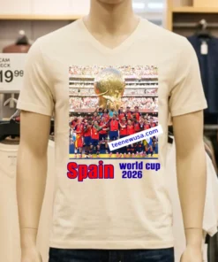 Spain Wins World Cup 2026 Championship T Shirt