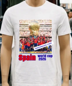 Spain Wins World Cup 2026 Championship T Shirt