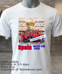 Spain Wins World Cup 2026 Championship T Shirt