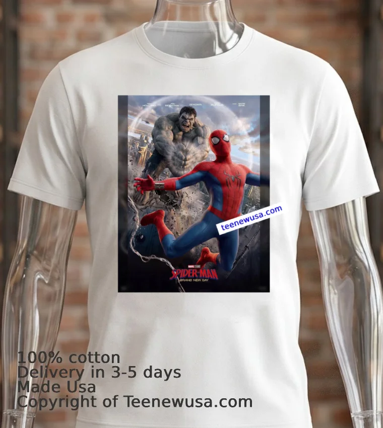 Spider Man Brand New Day T Shirt - white-t-shirt 2 Spider Man Brand New Day T Shirt White T Shirt 2