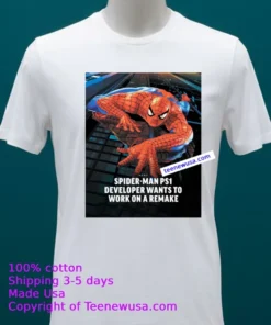 Spider Man On Playstation 1T Shirt