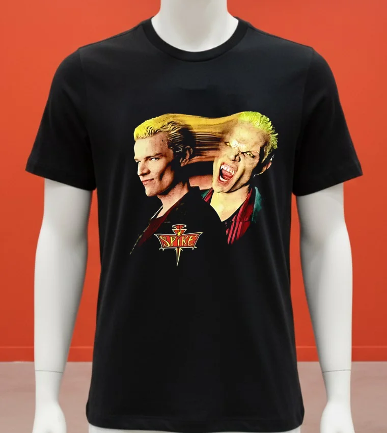 Spike Buffy The Vampire Slayer Movie Shirt - balck-shirt Spike Buffy The Vampire Slayer Movie Shirt Balck Shirt
