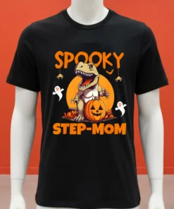 Spooky Step Mother T Rex Halloween Shirt