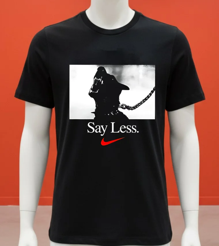 Sportswear Say Less Graphic Shirt - balck-shirt Sportswear Say Less Graphic Shirt Balck Shirt