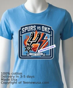 Spurs Vs Okc Fan Sports T Shirt