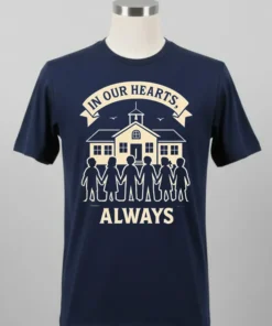 Stop School Violence In Our Hearts Always Memorial Shirt