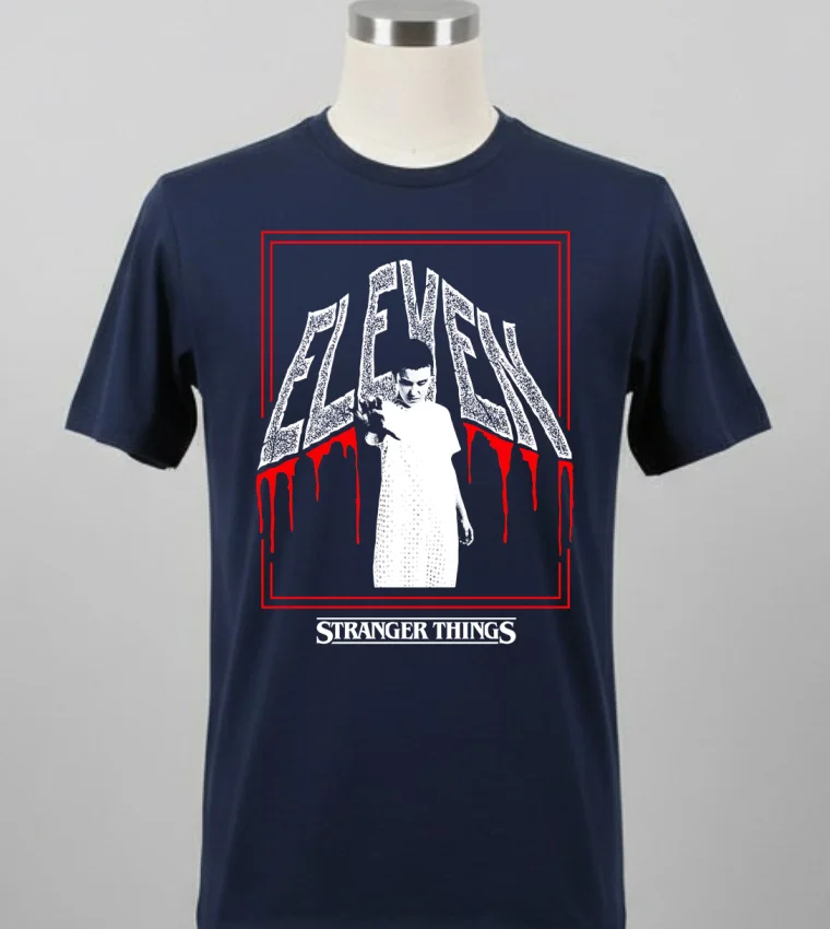 Stranger Things Eleven Epic Scene Shirt - balck-shirt Stranger Things Eleven Epic Scene Shirt Balck Shirt 1