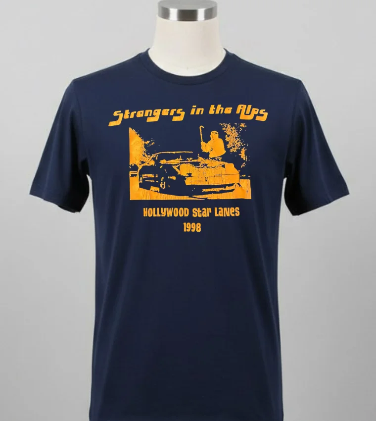 Strangers In The Alps Hollywood Star Lanes 1998 Shirt - balck-shirt Strangers In The Alps Hollywood Star Lanes 1998 Shirt Balck Shirt 3