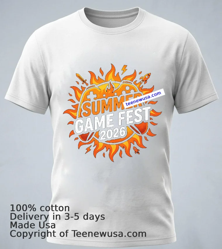 Summer Game Fest 2026 T Shirt White T Shirt 1