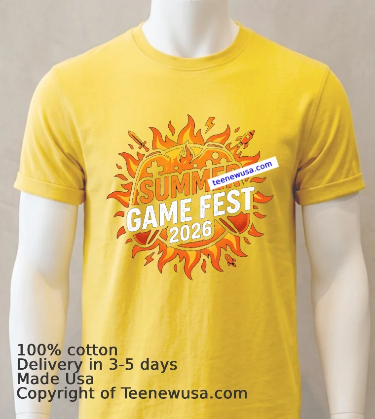 Summer Game Fest 2026 T Shirt - yellow-t-shirt Summer Game Fest 2026 T Shirt Yellow T Shirt