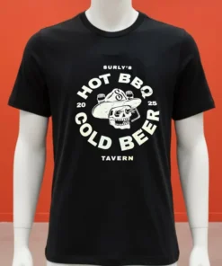 Surly S Hot Bbq Cold Beer 2025 Shirt