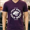 Surlys Hot Bbq Cold Beer 2025 Shirt Purple Shirt