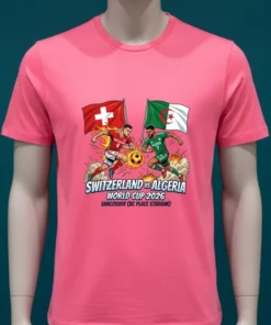 Switzerland Vs Algeria World Cup 2026 In Vancouver (Bc Place) T Shirt