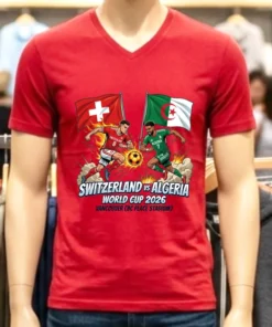 Switzerland Vs Algeria World Cup 2026 In Vancouver (Bc Place) T Shirt
