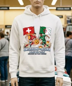 Switzerland Vs Algeria World Cup 2026 In Vancouver (Bc Place) T Shirt
