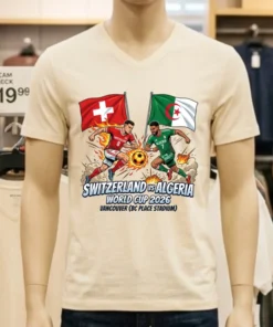 Switzerland Vs Algeria World Cup 2026 In Vancouver (Bc Place) T Shirt