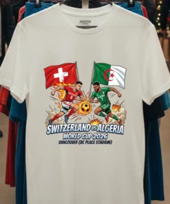 Switzerland Vs Algeria World Cup 2026 In Vancouver (Bc Place) T Shirt