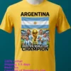 T Shirt For Argentina Fans At The 2026 World Cup Yellow T Shirt 2