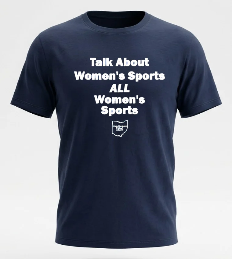Talk About Womens Sports All Womens Sports Shirt Navy Shirt 1