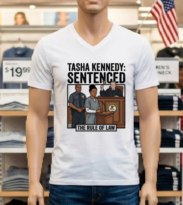 Tasha Kennedy, 33, Has Been Arrested And Charged T Shirt - white-t-shirt Tasha Kennedy 33 Has Been Arrested And Charged T Shirt White T Shirt 1