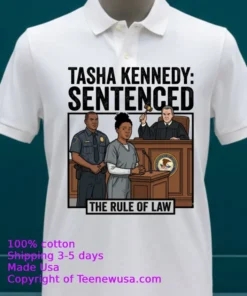 Tasha Kennedy, 33, Has Been Arrested And Charged T Shirt