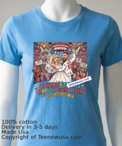 Taylor Swift And Travis Kelce Are Happily Celebrating Their Wedding At Madison Square Garden T Shirt