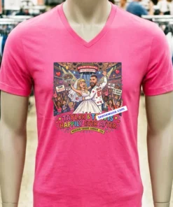 Taylor Swift And Travis Kelce Are Happily Celebrating Their Wedding At Madison Square Garden T Shirt