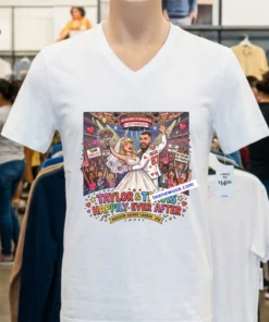 Taylor Swift And Travis Kelce Are Happily Celebrating Their Wedding At Madison Square Garden T Shirt