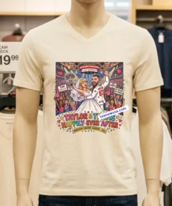 Taylor Swift And Travis Kelce Are Happily Celebrating Their Wedding At Madison Square Garden T Shirt