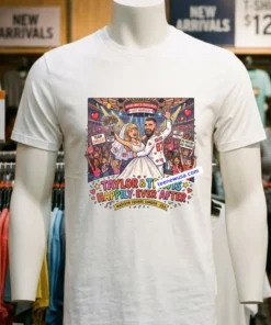 Taylor Swift And Travis Kelce Are Happily Celebrating Their Wedding At Madison Square Garden T Shirt