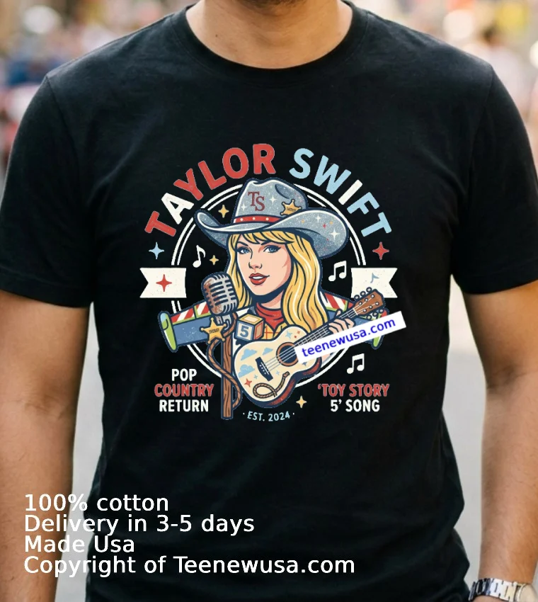 Taylor Swifts Toy Story 5 Song Is A Return To Pop Country T Shirt Navy Shirt 2