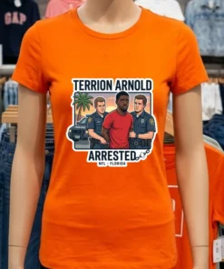 Terion Arnold (Detroit Lions Player) Arrested On Charges Of Armed Robbery And Kidnapping T Shirt