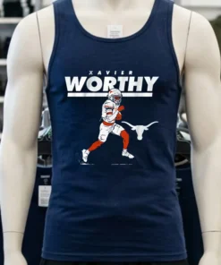 Texas Football Xavier Worthy Superstar Pose Player Shirt