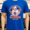 Texas Longhorns Arch Manning Hook Em Cartoon Shirt Blue Shirt