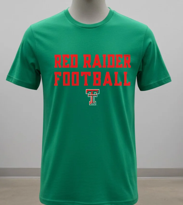 Texas Tech Red Raiders Special New Black Shirt Green Shirt