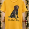 The Black Dog Kiss Shirt Yellow T Shirt