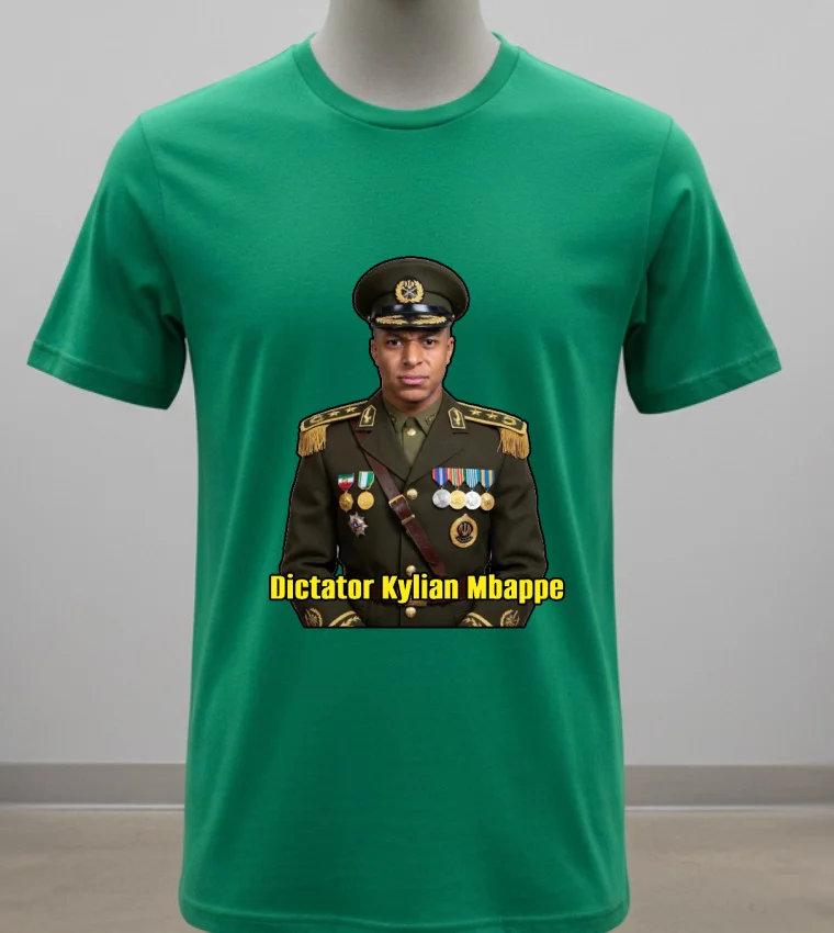 The Dictator Kylian Mbappe World Cup 2026 T Shirt - green-shirt The Dictator Kylian Mbappe World Cup 2026 T Shirt Green Shirt