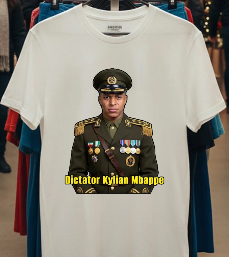 The Dictator Kylian Mbappe World Cup 2026 T Shirt White T Shirt