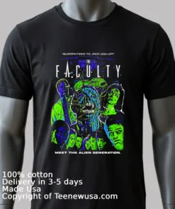 The Faculty Meet The Alien Generation Sci Fi Thriller Graphic Shirt