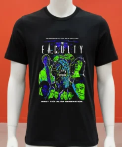 The Faculty Meet The Alien Generation Sci Fi Thriller Graphic Shirt