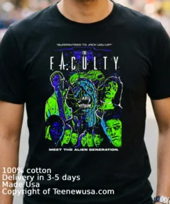 The Faculty Meet The Alien Generation Sci Fi Thriller Graphic Shirt