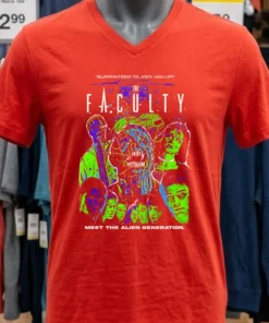 The Faculty Meet The Alien Generation Sci Fi Thriller Graphic Shirt