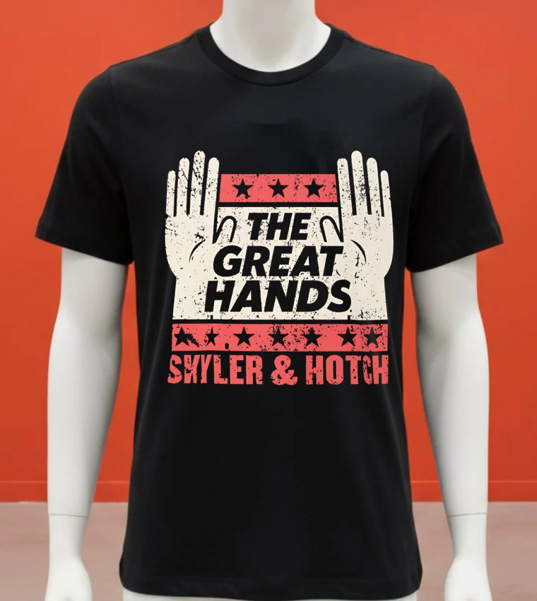The Great Hands Campaign Skyler And Hotch Shirt - balck-shirt The Great Hands Campaign Skyler And Hotch Shirt Balck Shirt