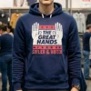 The Great Hands Campaign Skyler And Hotch Shirt Navy Shirt