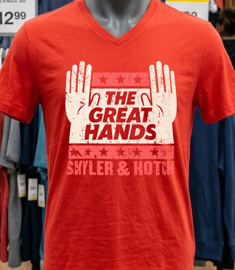 The Great Hands Campaign Skyler And Hotch Shirt Red Shirt