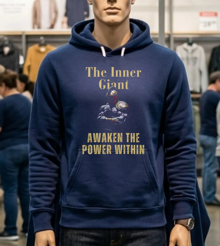 The Inner Giant Awaken The Power Within Shirt Navy Shirt